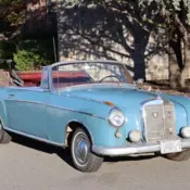 1959 Blue Mercedes-Benz 220SE thumbnail