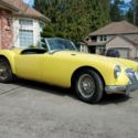 1959 Yellow MG MGA thumbnail