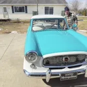 1959 Blue Nash Metropolitan thumbnail
