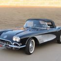 1960 Black With Silver Coves Chevrolet Corvette thumbnail
