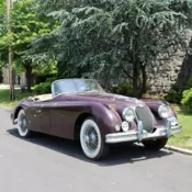 1960 Burgundy Jaguar XK150 S thumbnail