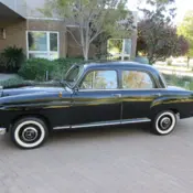 1960 Black Mercedes-Benz 190B series thumbnail