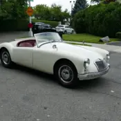 1960 White MG MGA thumbnail