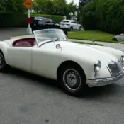 1960 White MG MGA thumbnail