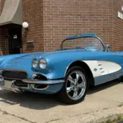 1961 Blue Chevrolet Corvette thumbnail