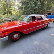 1961 Red Ford Galaxie thumbnail