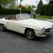 1961 White Mercedes-Benz SL-Class thumbnail