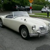 1961 White MG MGA thumbnail
