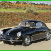 1961 Black Porsche 356 thumbnail