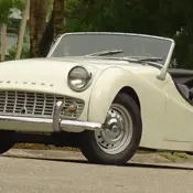 1961 WHITE Triumph TR3 thumbnail