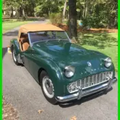 1962 Green Triumph TR3 A thumbnail