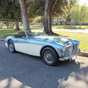 1962 Blue Austin Healey 3000 thumbnail