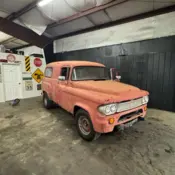 1962 Red Dodge Town Panel thumbnail