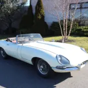 1962 White Jaguar XKE thumbnail
