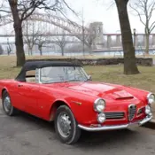 1963 Red Alfa Romeo Spider thumbnail