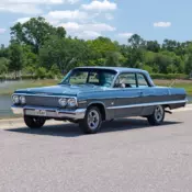 1963 Green Chevrolet Bel Air/150/210 thumbnail