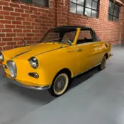 1963 Yellow Fiat Goggomobil TS250 thumbnail