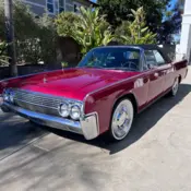 1963 Red Lincoln Continental thumbnail