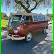 1964 Burgundy Volkswagen Transporter thumbnail
