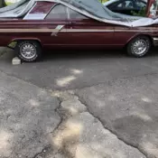 1964 Burgundy Ford Fairlane thumbnail