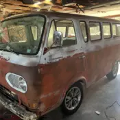 1964 Red Ford Econoline thumbnail