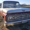 1964 Burgundy/white Ford F-100 thumbnail