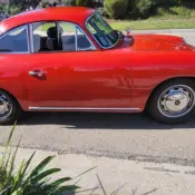 1964 Red Porsche 356 thumbnail