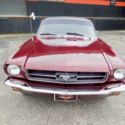 1965 Burgundy Ford Mustang thumbnail