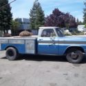 1965 Blue and Silver Chevrolet C/K Pickup 3500 thumbnail