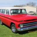 1965 Red and White Chevrolet C-10 thumbnail