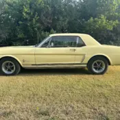 1965 Yellow Ford Coupe thumbnail