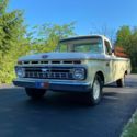 1965 Springtime Yellow and Wimbledon White Ford F-100 thumbnail