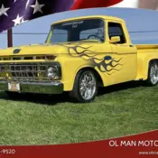 1965 Yellow Ford F-100 Pickup Truck thumbnail