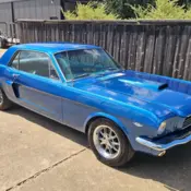 1965 Blue Ford Mustang thumbnail