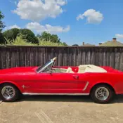 1965 Red Ford Mustang thumbnail
