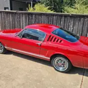 1965 Red Ford Mustang thumbnail
