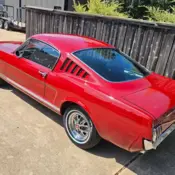 1965 Red Ford Mustang thumbnail