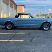 1965 Blue Ford Mustang thumbnail