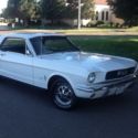 1965 White Ford Mustang thumbnail