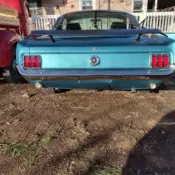1965 Aqua Ford Mustang thumbnail