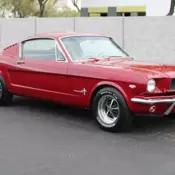 1965 Red Ford Mustang thumbnail