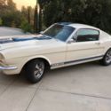 1965 Wimbledon white blue stripes Ford Mustang thumbnail