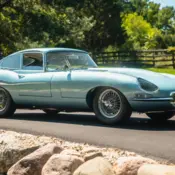 1965 Blue Jaguar E-Type thumbnail