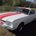 1965 White with Red racing stripes Ford Mustang thumbnail