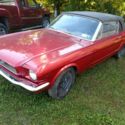 1965 Burgundy Ford Mustang thumbnail