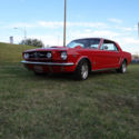 1965 Red Ford Mustang thumbnail