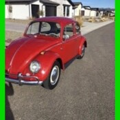 1965 Red Volkswagen Beetle - Classic thumbnail