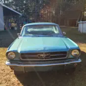 1965 Blue Ford Mustang thumbnail