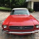 1965 Red Ford Mustang thumbnail
