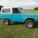 1970 Teal Ford Bronco thumbnail